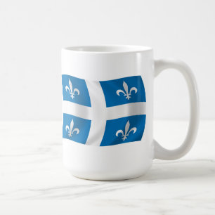 Quebec-Flaggen-Tasse Tasse