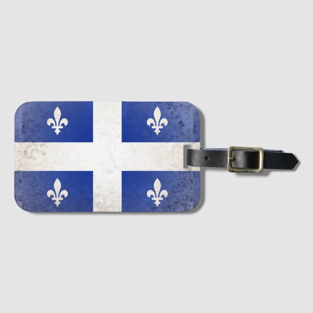 Quebec Gepäckanhänger (Vorderseite (Horizontal))