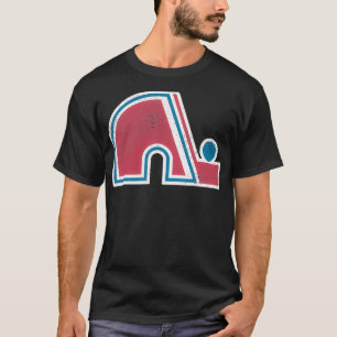 Quebec Hockey Retro Nordiques bedrückt T-Shirt