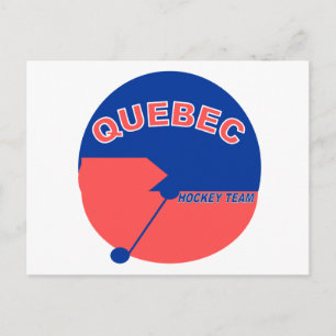 Quebec Hockey Team Postkarte