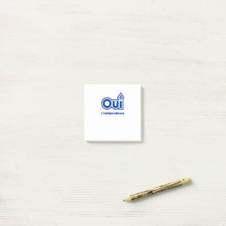 QUEBEC JA POST-IT KLEBEZETTEL
