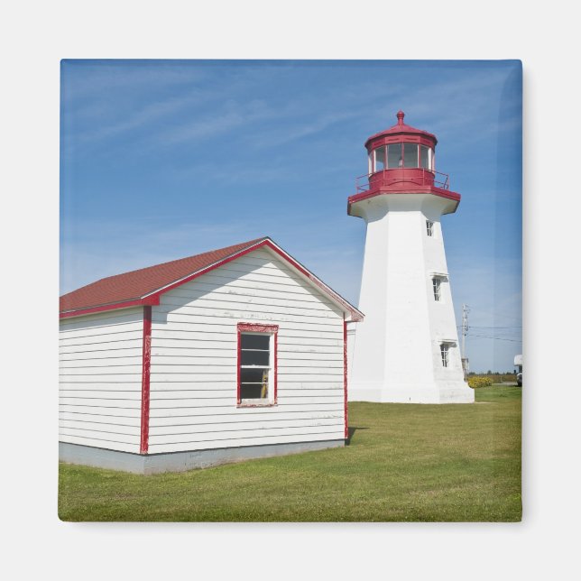 Quebec, Kanada. Cap D'Espoir Leuchtturm. Magnet (Vorne)