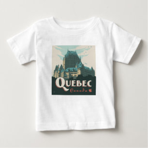 Quebec Kanada   Château Frontenac Baby T-shirt