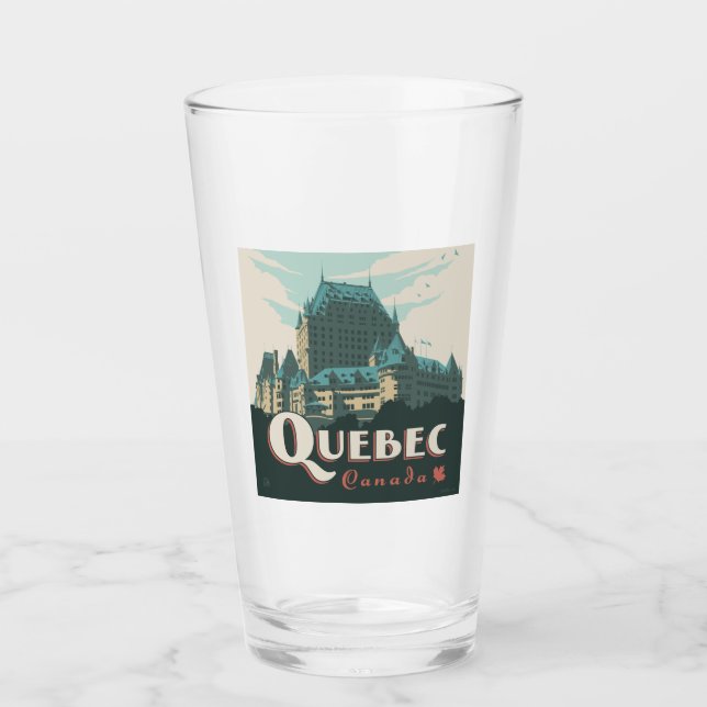 Quebec Kanada | Château Frontenac Glas (Vorderseite)