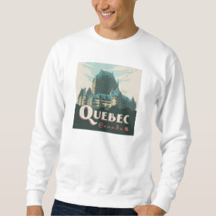 Quebec Kanada Château Frontenac Sweatshirt