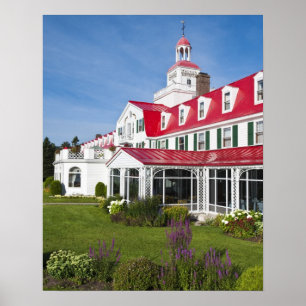  
Quebec, Kanada. Historisches Hotel Tadoussac, 2 Poster