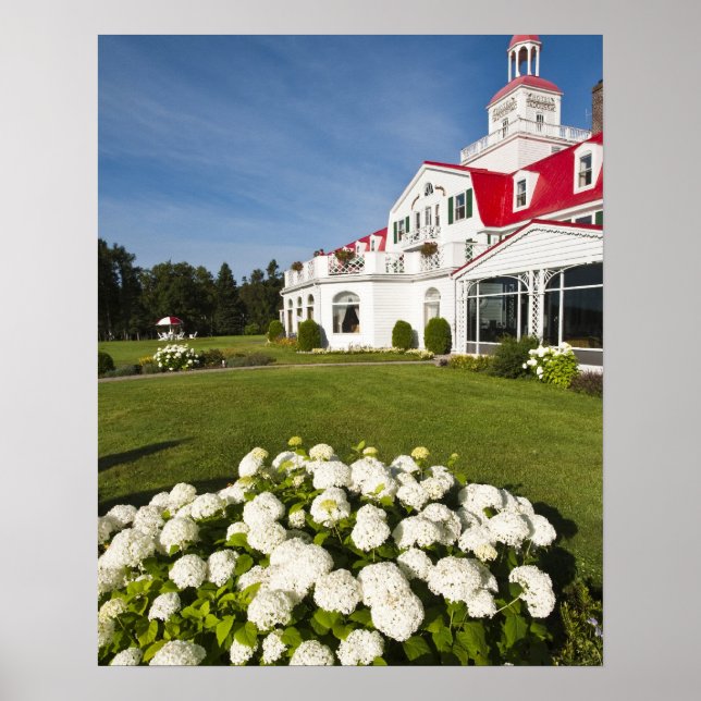 Quebec, Kanada. Historisches Hotel Tadoussac, 3 Poster (Vorne)