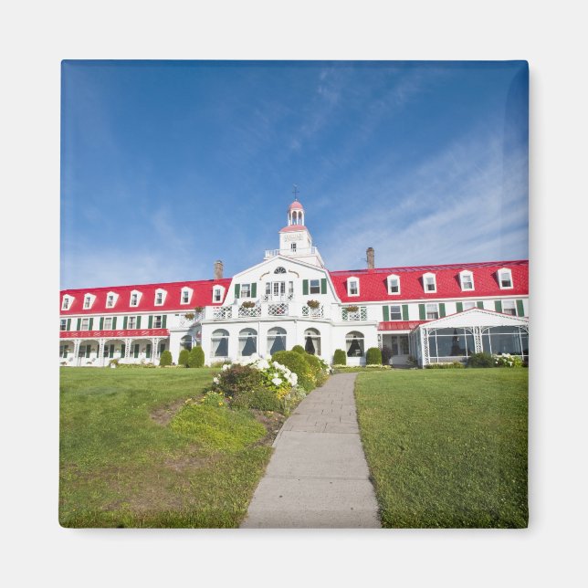 Quebec, Kanada. Historisches Hotel Tadoussac, Magnet (Vorne)