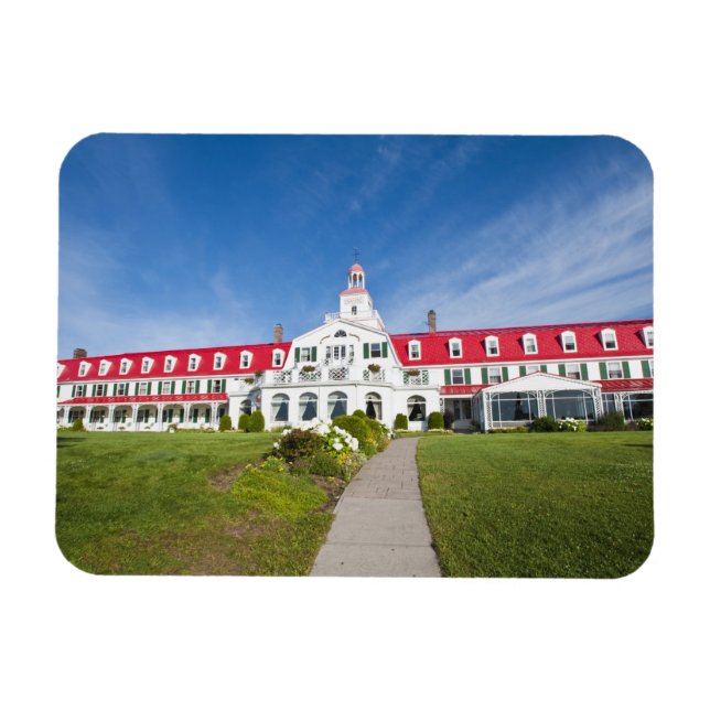 Quebec, Kanada. Historisches Hotel Tadoussac, Magnet (Horizontal)