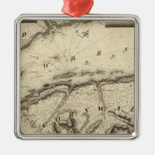 Quebec, Kanada Ornament Aus Metall