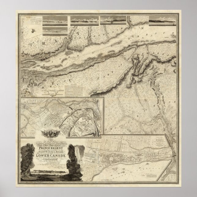 Quebec, Kanada Poster (Vorne)