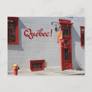 Quebec, Kanada Postkarte