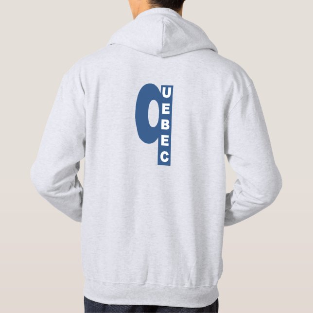 QUEBEC-Menschenrücken-Kapuzenpullover Hoodie (Rückseite)