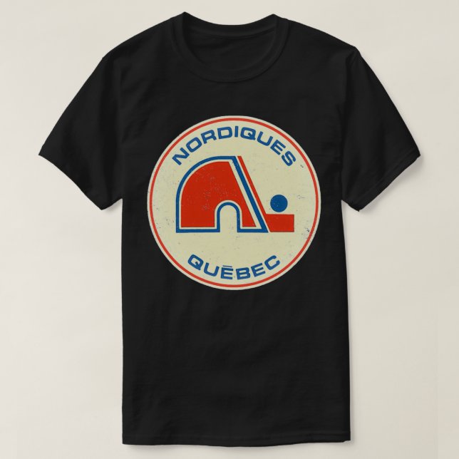 Quebec Nordiques Vintag Distressed Shirt Classic (Design vorne)