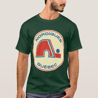 Quebec Nordiques Vintage Geschenk mit Abnutzungsef T-Shirt