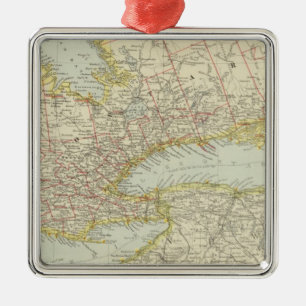 Quebec, Ontario, Kanada Ornament Aus Metall
