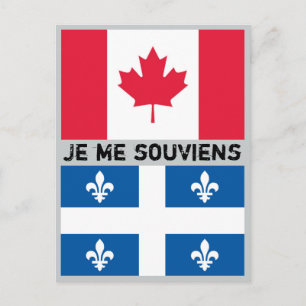 Quebec Postcard Postkarte