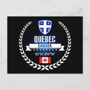 Quebec Postkarte