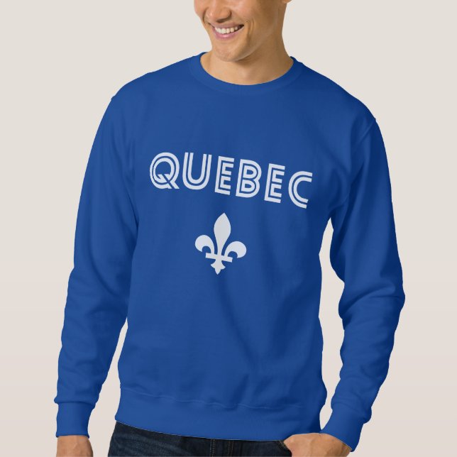 Quebec Retro Sweatshirt (Vorderseite)