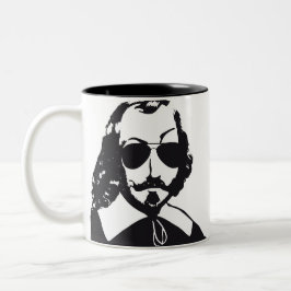 Québec Samuel Champlain Hipster lunettes aviateur Zweifarbige Tasse