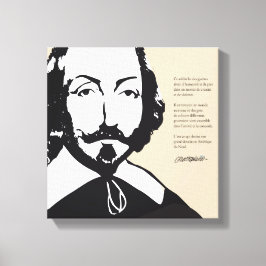 Québec Samuel de Champlain 1608 Citation Français Leinwanddruck