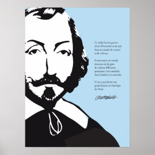Québec Samuel de Champlain 1608 Nouvelle-Frankreic Poster