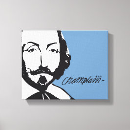 Québec Samuel de Champlain 1608 Signature Français Leinwanddruck