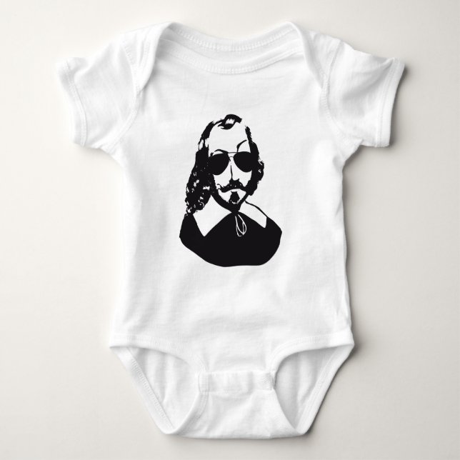 Québec Samuel de Champlain Hipster 1608 Baby Strampler (Vorderseite)