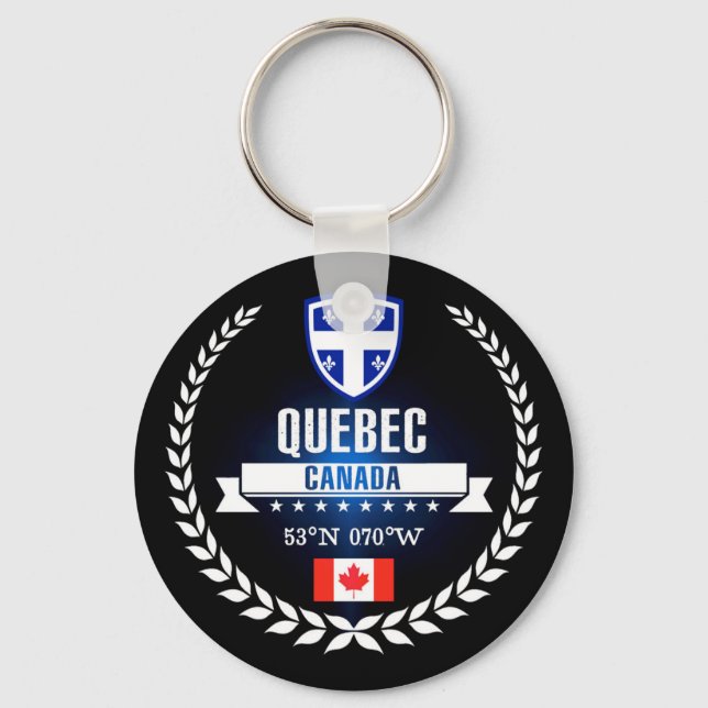 Quebec Schlüsselanhänger (Vorderseite)