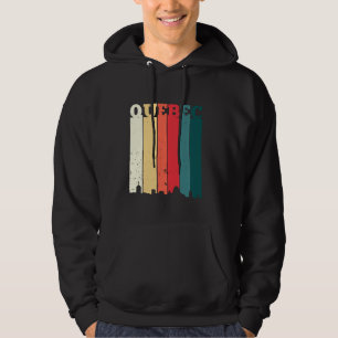 Quebec Skyline Kanada Pride Vacation Travel Canadi Hoodie