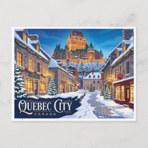 Québec Stadt Kanada Postkarte