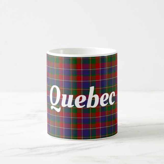 Quebec Tartan Kariert Kaffeetasse (Mittel)