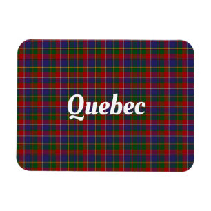 Quebec Tartan Kariert Magnet