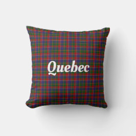 Quebec-Tartan-Karomuster Kissen