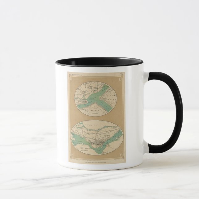 Quebec und seine Umgebung Tasse (Rechts)