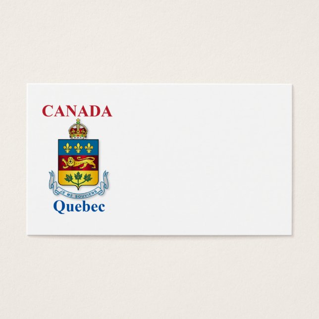 Quebec-Wappen (Vorderseite)
