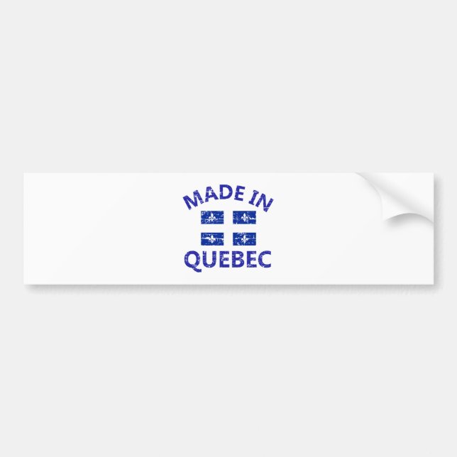 Quebec-Wappen Autoaufkleber (Vorne)