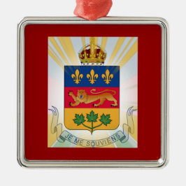 Quebec-Wappen Ornament Aus Metall