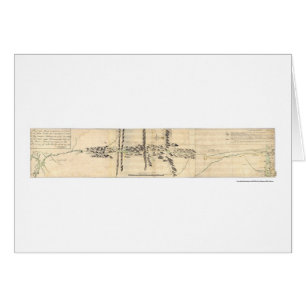 Quebec zu Maine-Expeditions-Karte 1760