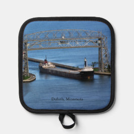 Quebecois, der in den Duluth-Potbesitzer eintritt Topflappen