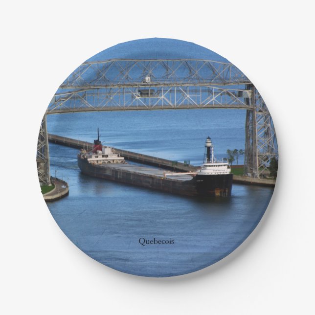 Quebecois-Papierplatte Pappteller (Vorderseite)