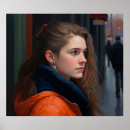 Québécois Quebec Porträtmalerei Poster