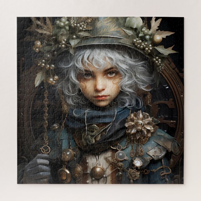 Quebra-Cabeça (Puzzle) Menina do Outono Puzzle (Vertikal)