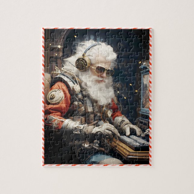 Quebra-Cabeça (Puzzle) Natal Cyberpunk Puzzle (Vertikal)