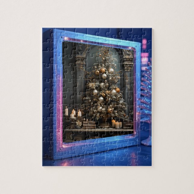 Quebra-Cabeça (Puzzle) Natal Espelhado Puzzle (Vertikal)