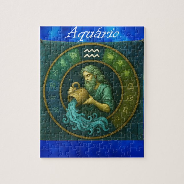 Quebra-Cabeça (Puzzle) Signo de Aquário Puzzle (Vertikal)