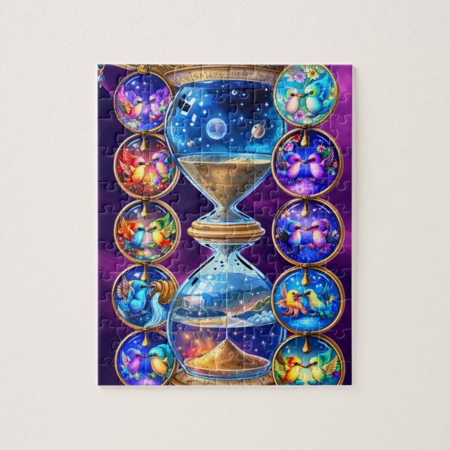 Quebra-Cabeça (Puzzle) Tempo dos Beija-Flores Puzzle (Vertikal)