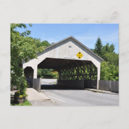 Quechee Gorge Covered Bridge - Postcard Postkarte