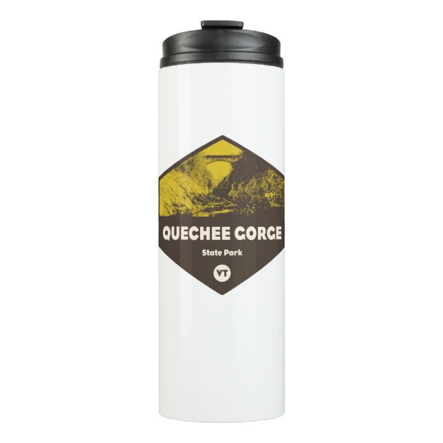 Quechee Gorge Staat Park Vermont Thermosbecher (Vorderseite)