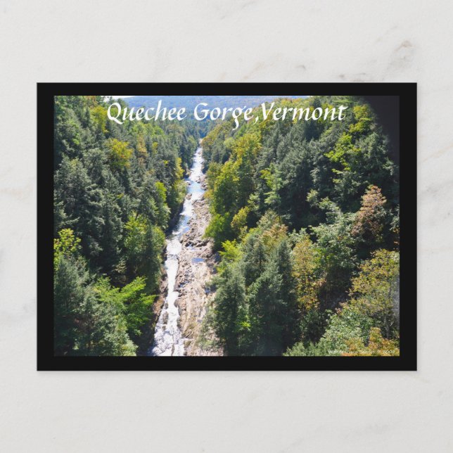 Quechee Gorge, Vermont - Postcard Postkarte (Vorderseite)
